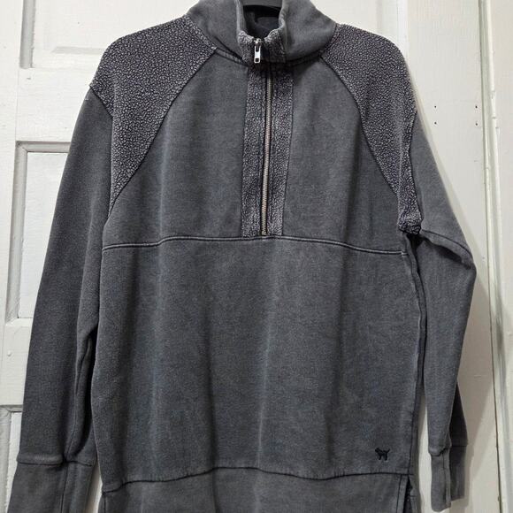 PINK woman's long sleeve sweater quarter zip up size XS - Picture 2 of 11